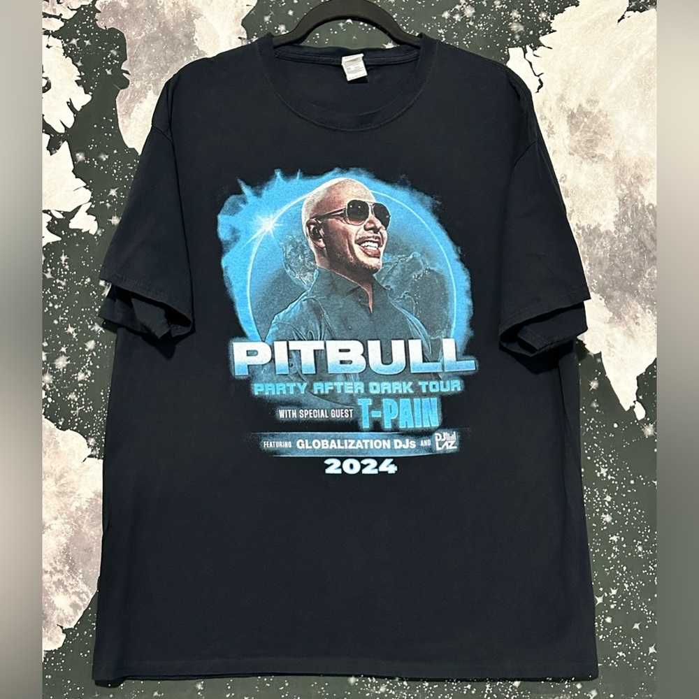 Pitbull Party After Dark 2024 Men’s Tour Shirt